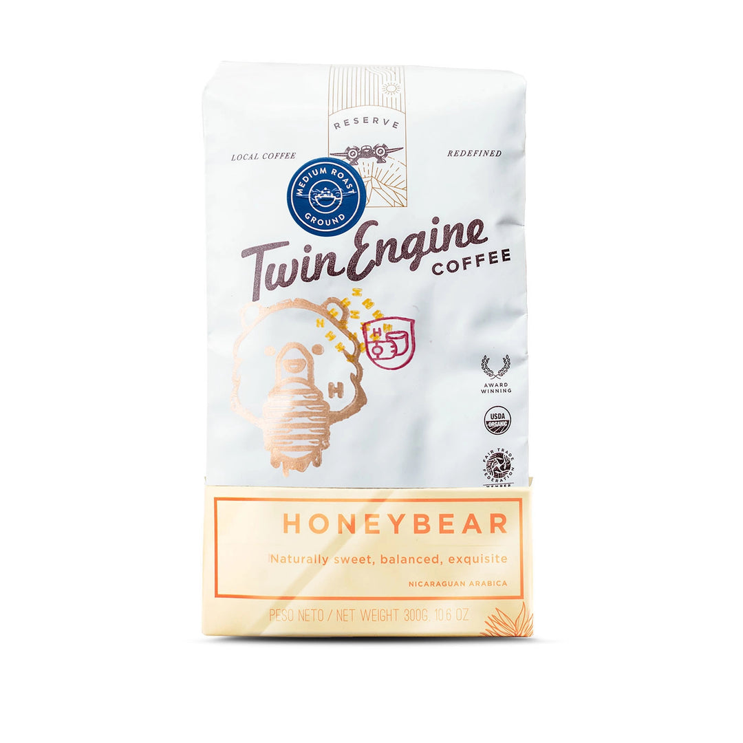 HONEY BEAR ORGANIC FAIR TRADE COFFEE - WHOLE BEAN