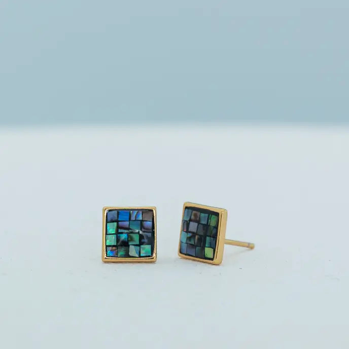 STARFISH ABALONE STUD EARRINGS