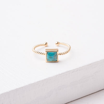 TURQUOISE SQUARE RING