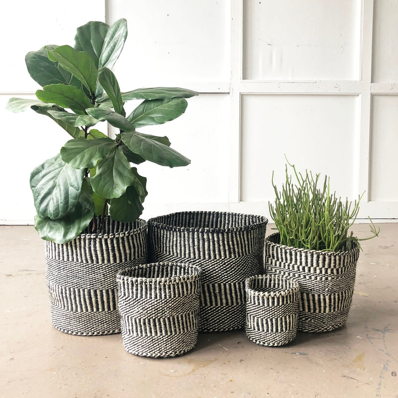 BLACK+WHITE STORAGE BASKETS