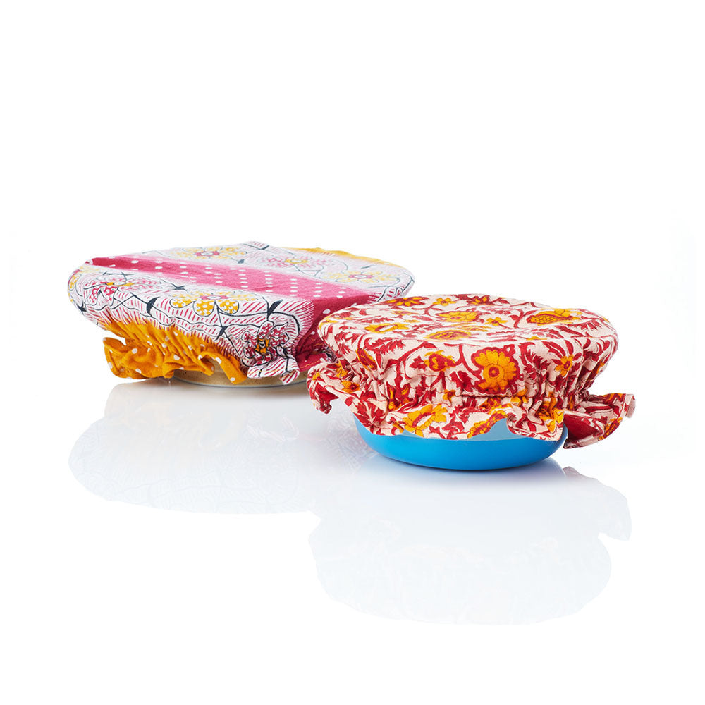 REUSABLE KANTHA BOWL COVERS
