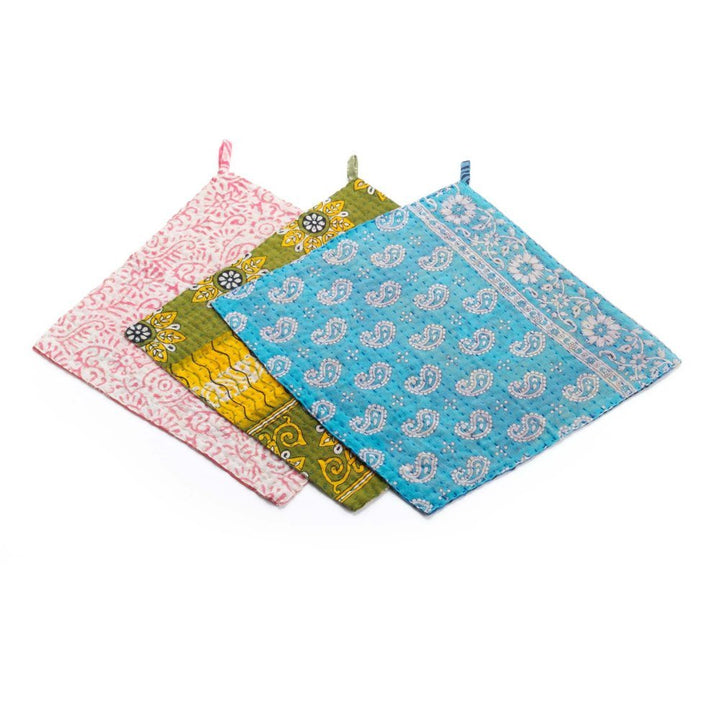 KANTHA KITCHEN DISH CLOTHS