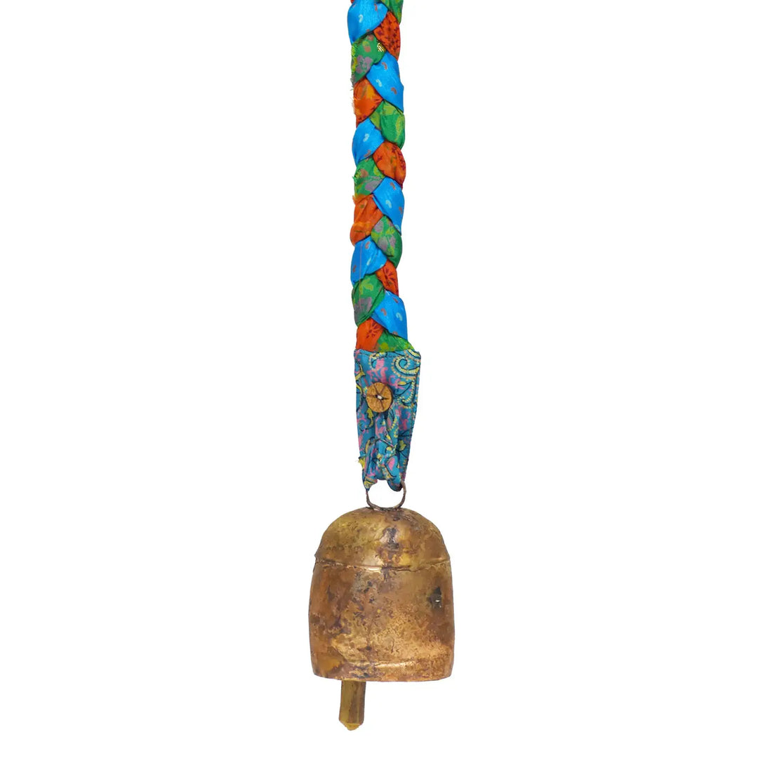 BRAIDED SARI HANDMADE BELL