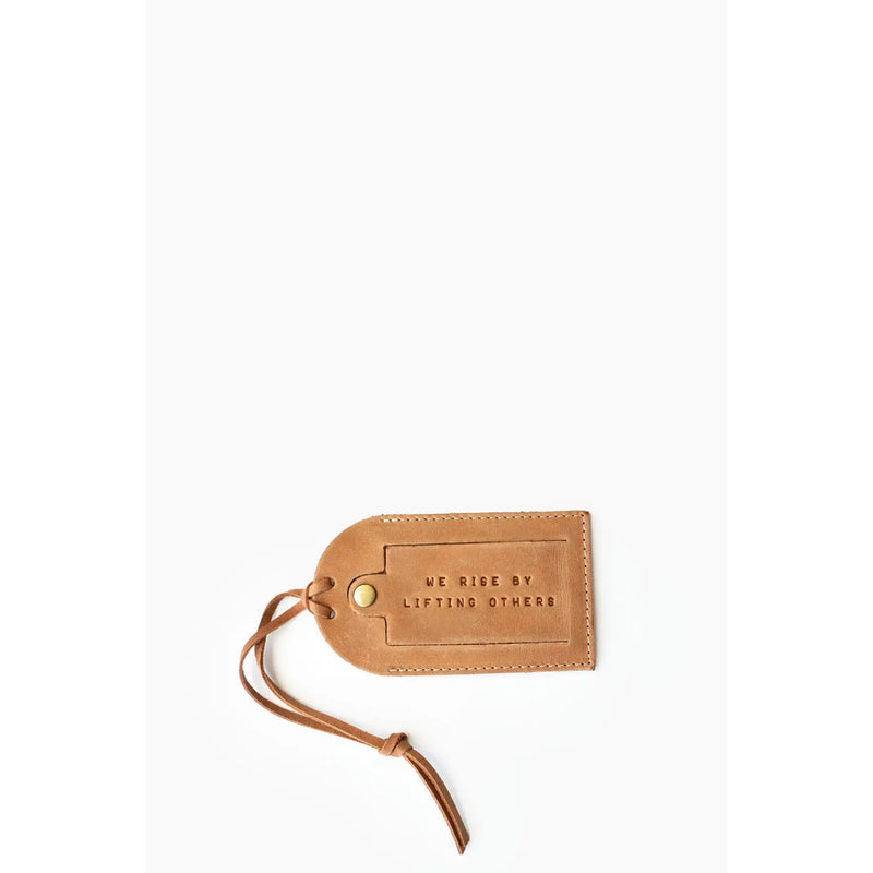 LEATHER LUGGAGE TAG