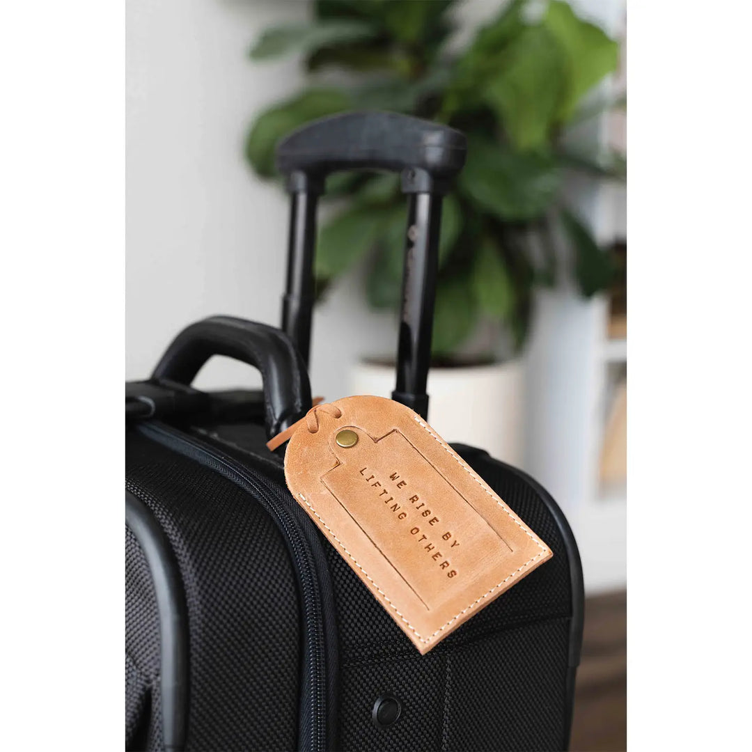 LEATHER LUGGAGE TAG