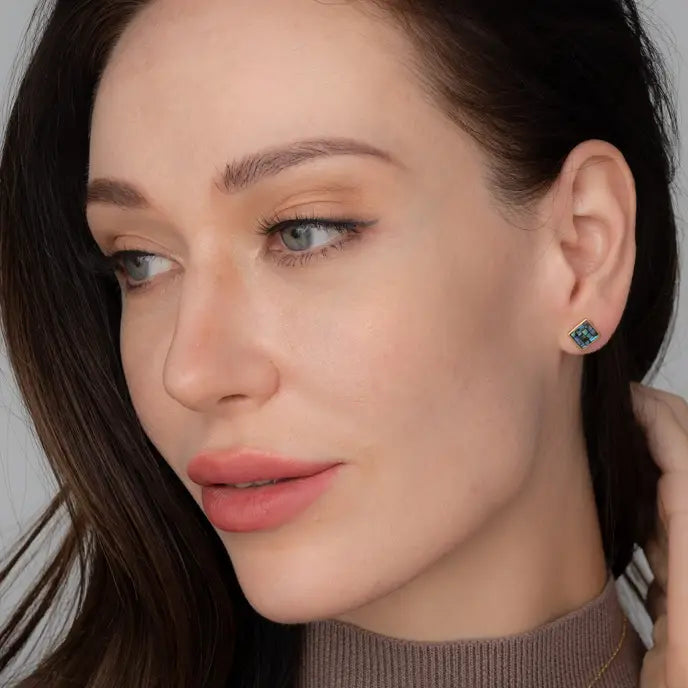 STARFISH ABALONE STUD EARRINGS