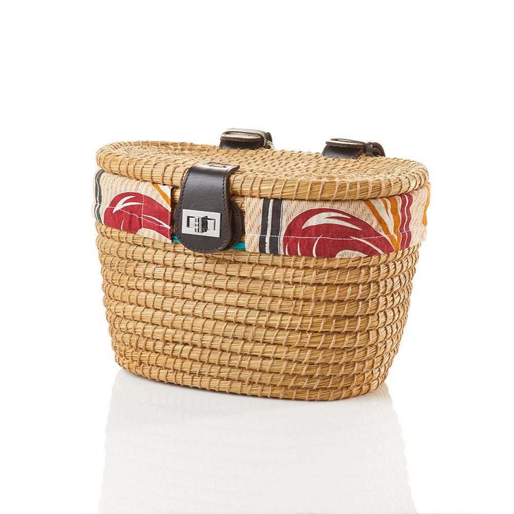 BIKE BASKET WITH SARI LINING