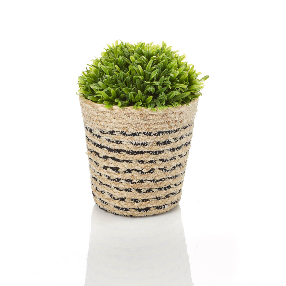 JUTE STRIPED WALL BASKET