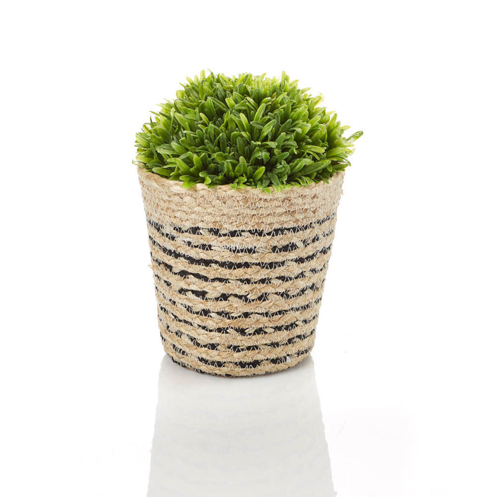 JUTE STRIPED WALL BASKET