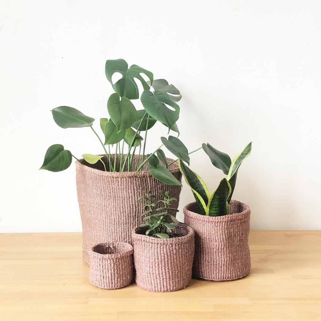 SANDSTONE STORAGE BASKETS