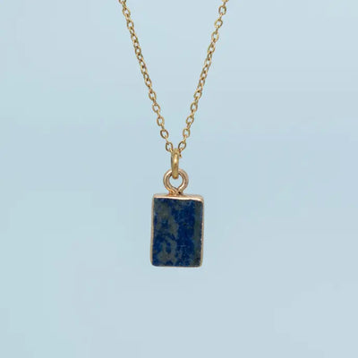 STARFISH IN THE CLOUDS LAPIS NECKLACE