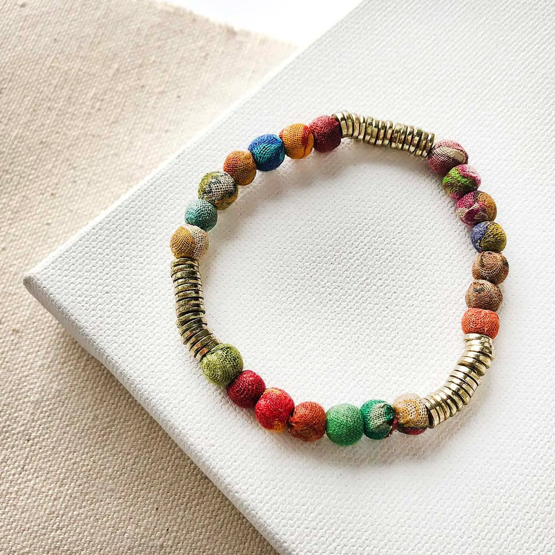 KANTHA DISCS BRACELET