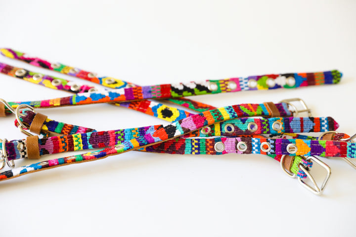 HANDWOVEN GUATEMALAN DOG COLLAR