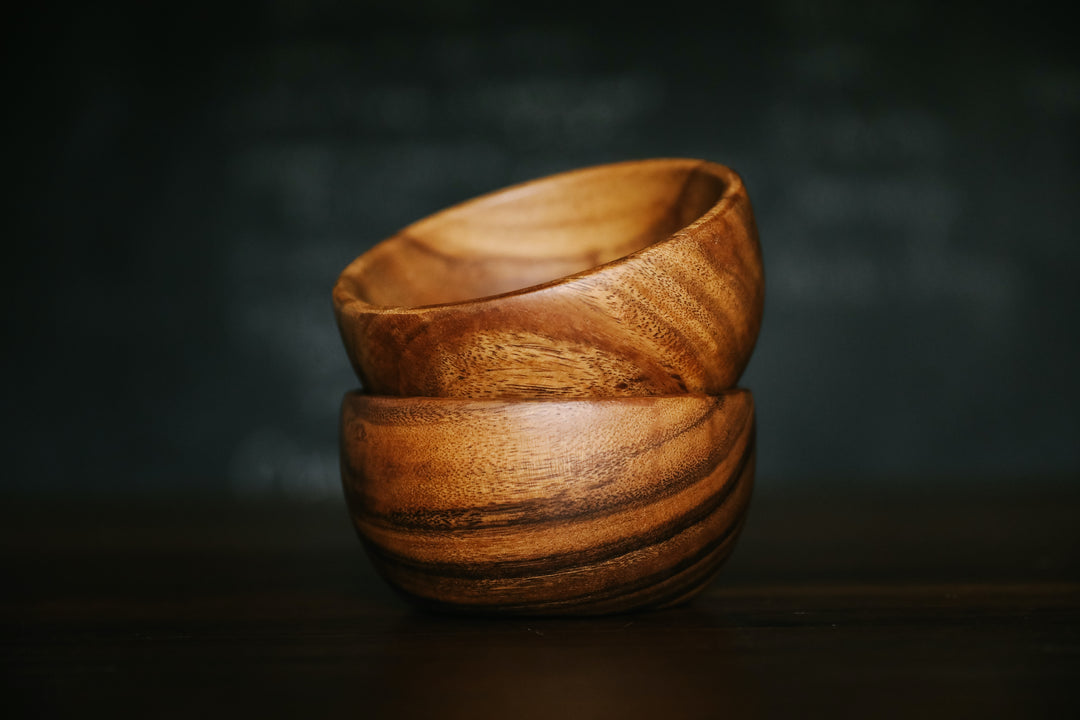 WOOD SMOOTHIE BOWL + SPOON SET