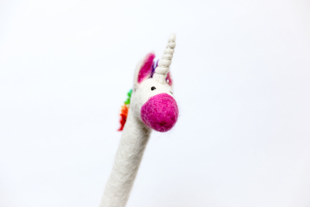 FELTED ANIMAL PENCIL TOPPERS