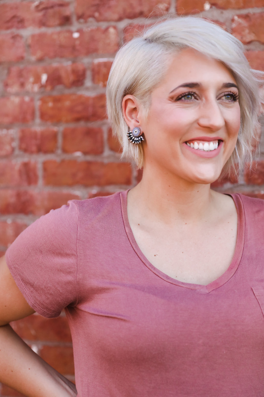 FEATHERED PLUME BOHO EAR JACKETS: NEUTRAL