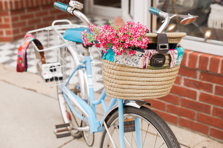 BIKE BASKET WITH SARI LINING