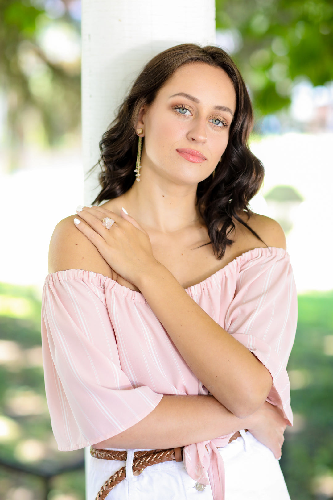 ROSE QUARTZ EAR JACKETS