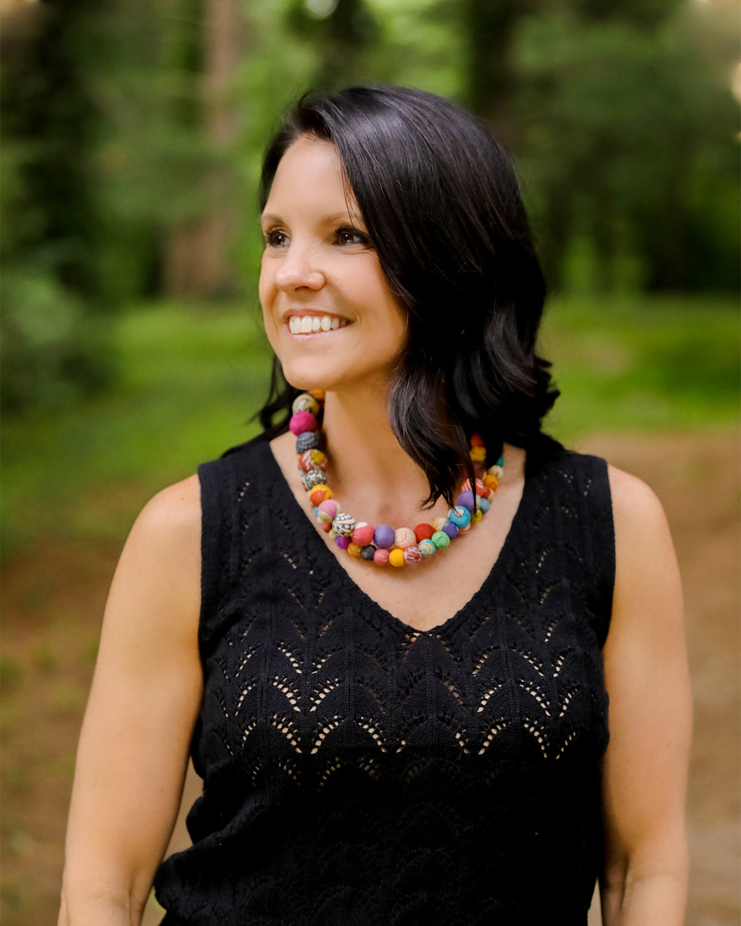 KANTHA STRAND NECKLACE