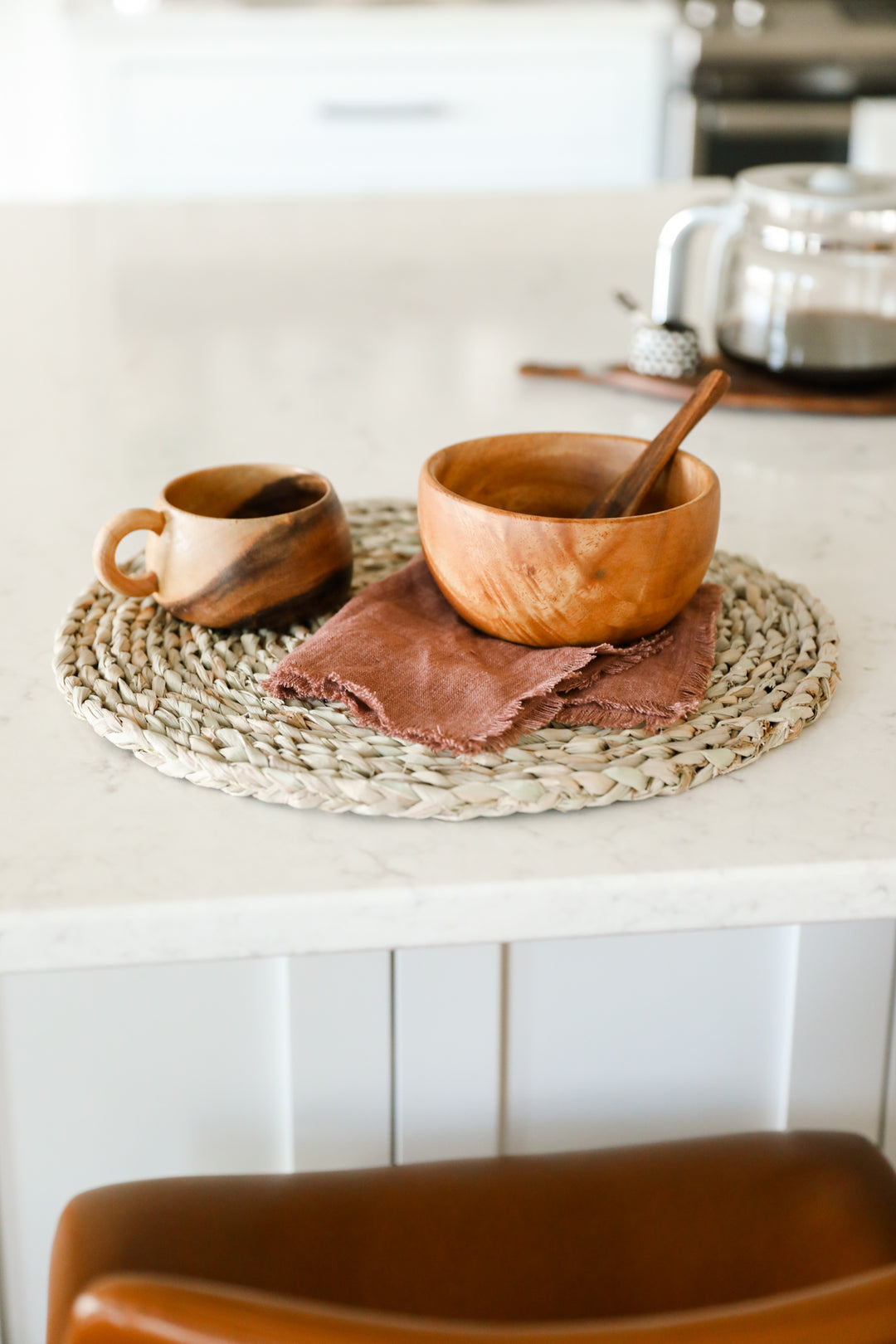 WOOD SMOOTHIE BOWL + SPOON SET