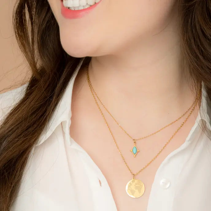 STARFISH FORGIVEN TURQUOISE NECKLACE