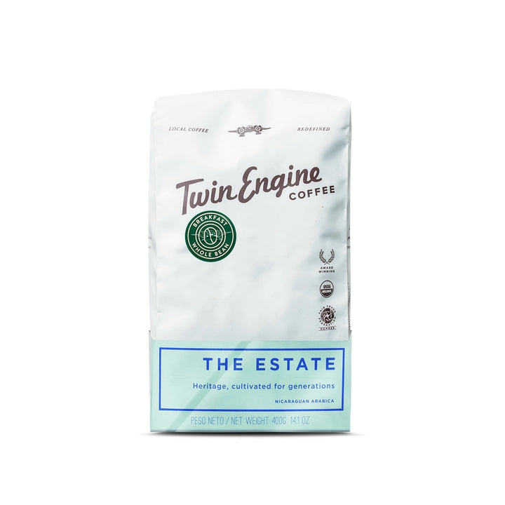 THE ESTATE ORGANIC FAIR TRADE WHOLE BEAN COFFEE
