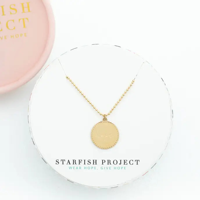 STARFISH HOPE PENDANT NECKLACE