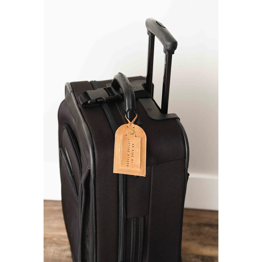LEATHER LUGGAGE TAG