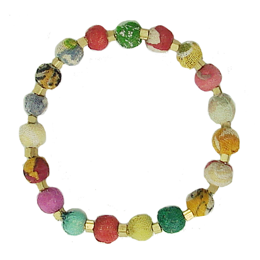 DOTTED KANTHA MINI BAUBLE BRACELET