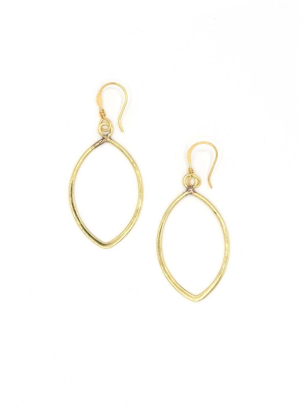 ALMOND DROP EARRINGS