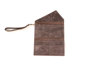 TRIFOLD LEATHER WOMEN'S WALLET