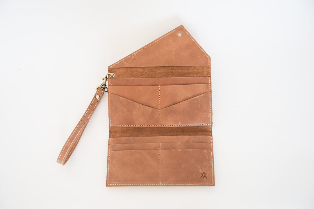 TRIFOLD LEATHER WOMEN'S WALLET