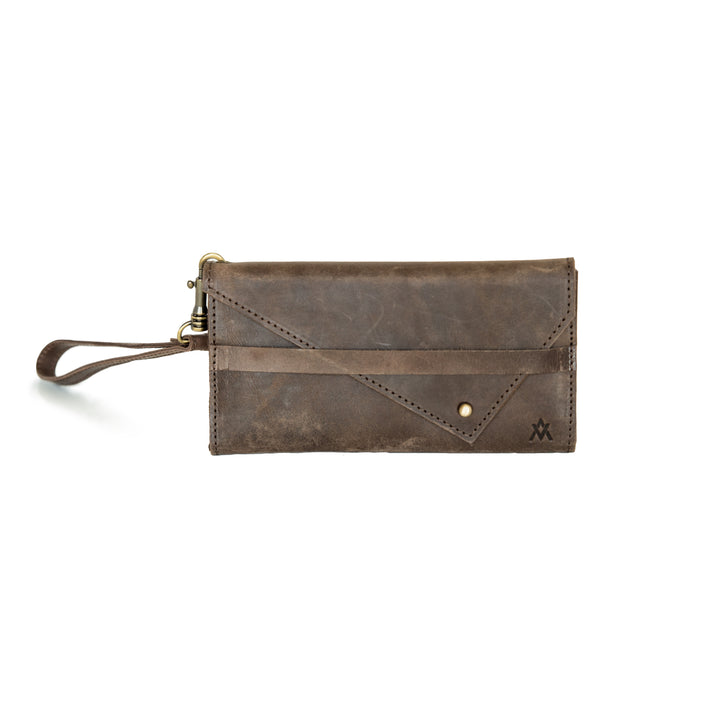 TRIFOLD LEATHER WOMEN'S WALLET