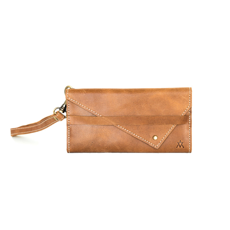 TRIFOLD LEATHER WOMEN&