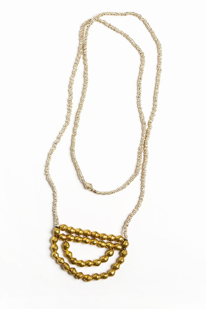 HALF CIRCLE ARTILLERY NECKLACE