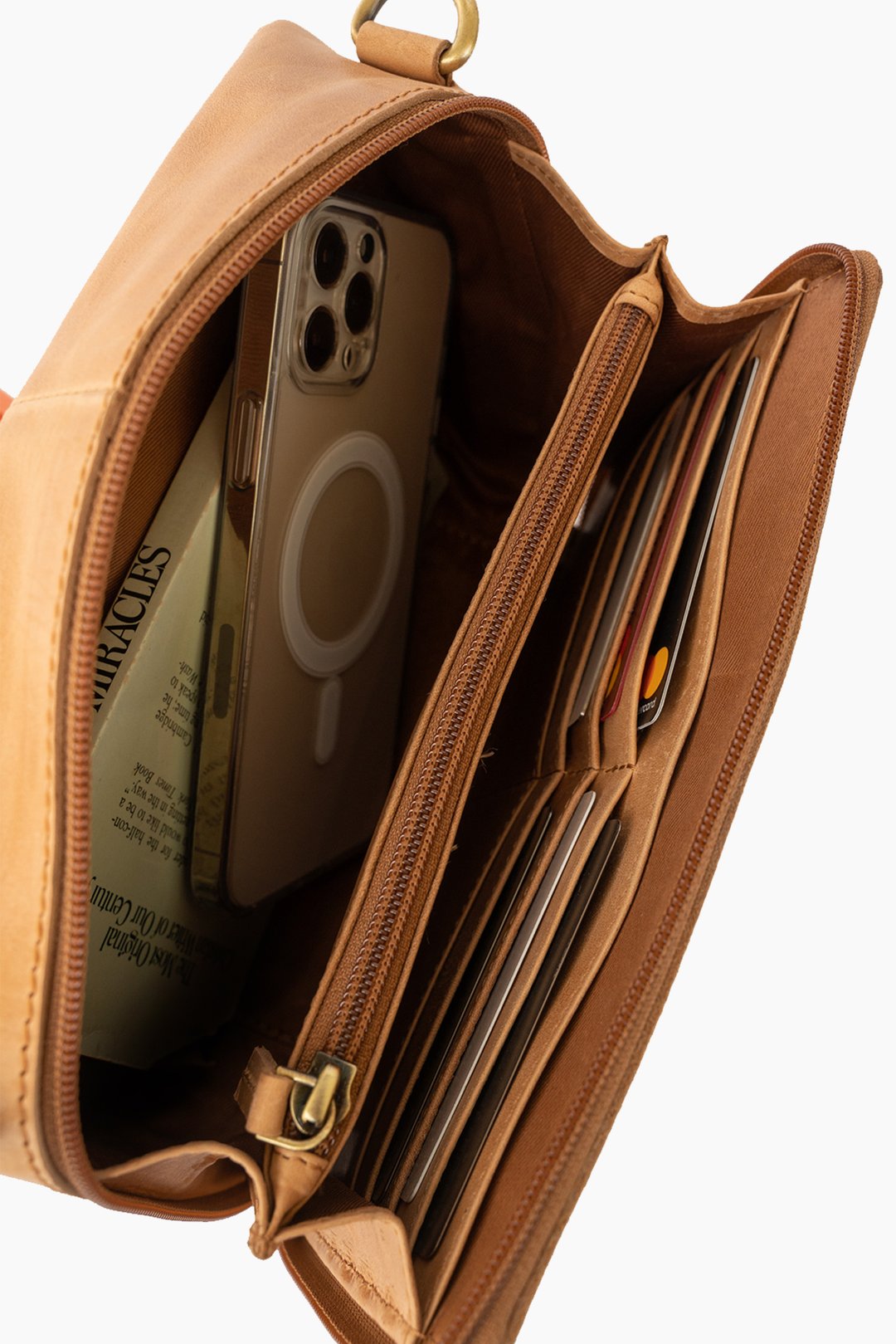 NOMAD LEATHER CROSSBODY BAG