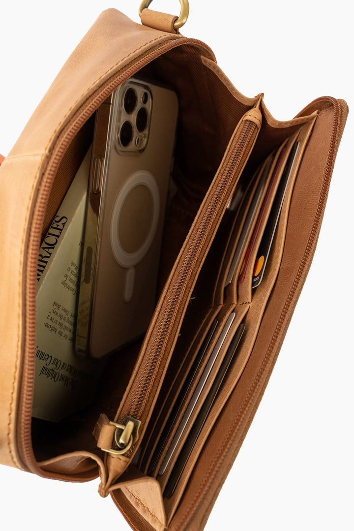 NOMAD LEATHER CROSSBODY BAG