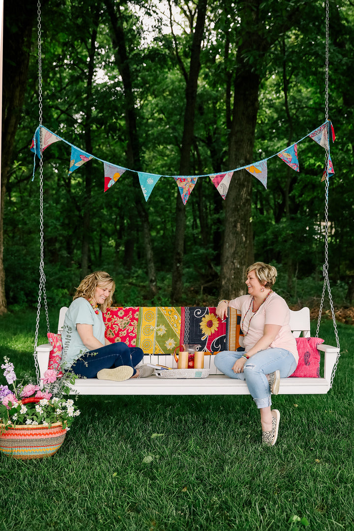 KANTHA TRIANGLE BANNER