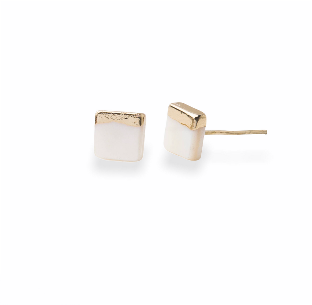 STARFISH MOTHER OF PEARL STUDS