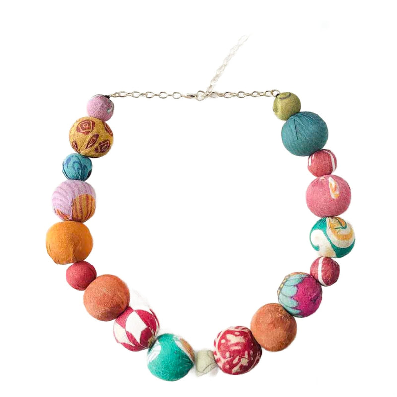 KANTHA BAUBLE COLLAR NECKLACE