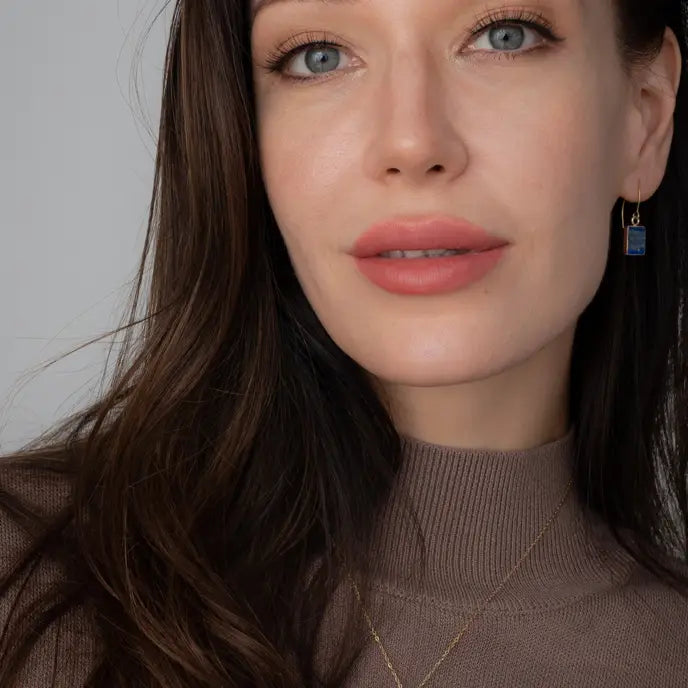 IN THE CLOUDS LAPIS EARRINGS