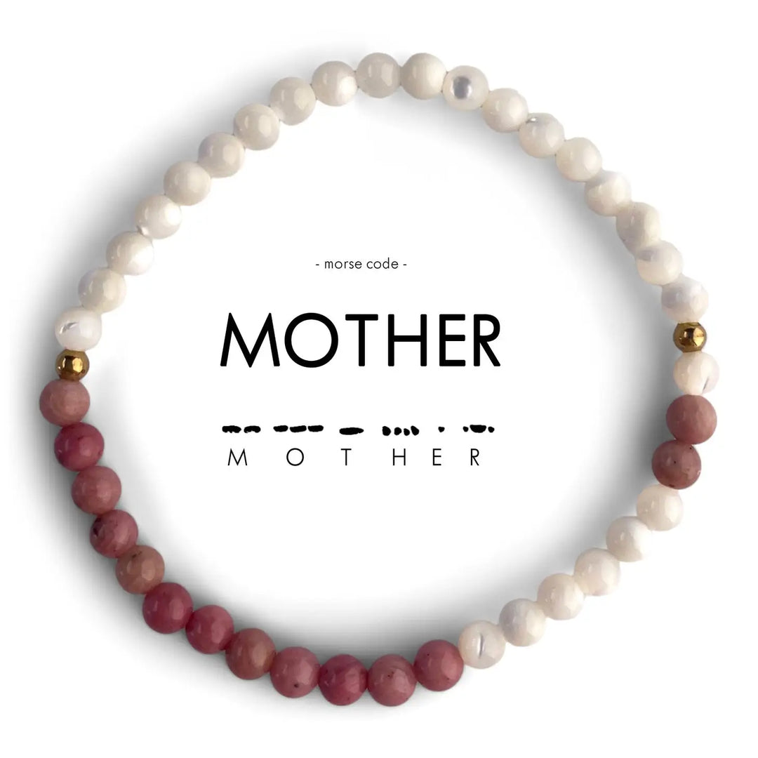 MORSE CODE BRACELET: MOTHER