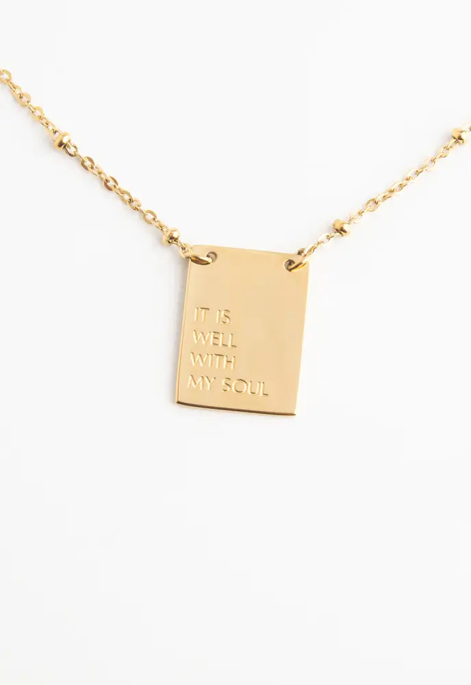 IT IS WELL NECKLACE