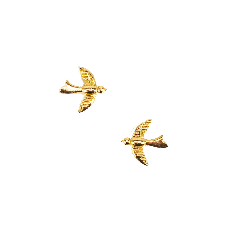 BIRD IN FLIGHT STUD EARRINGS