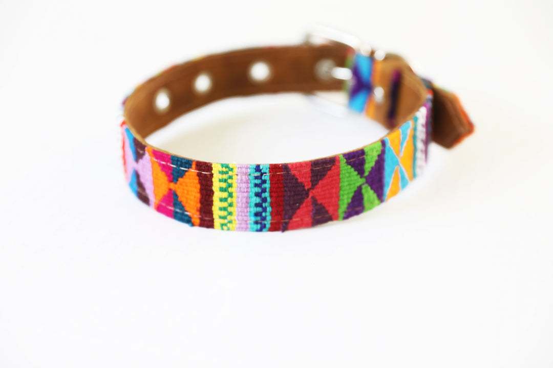 HANDWOVEN GUATEMALAN DOG COLLAR