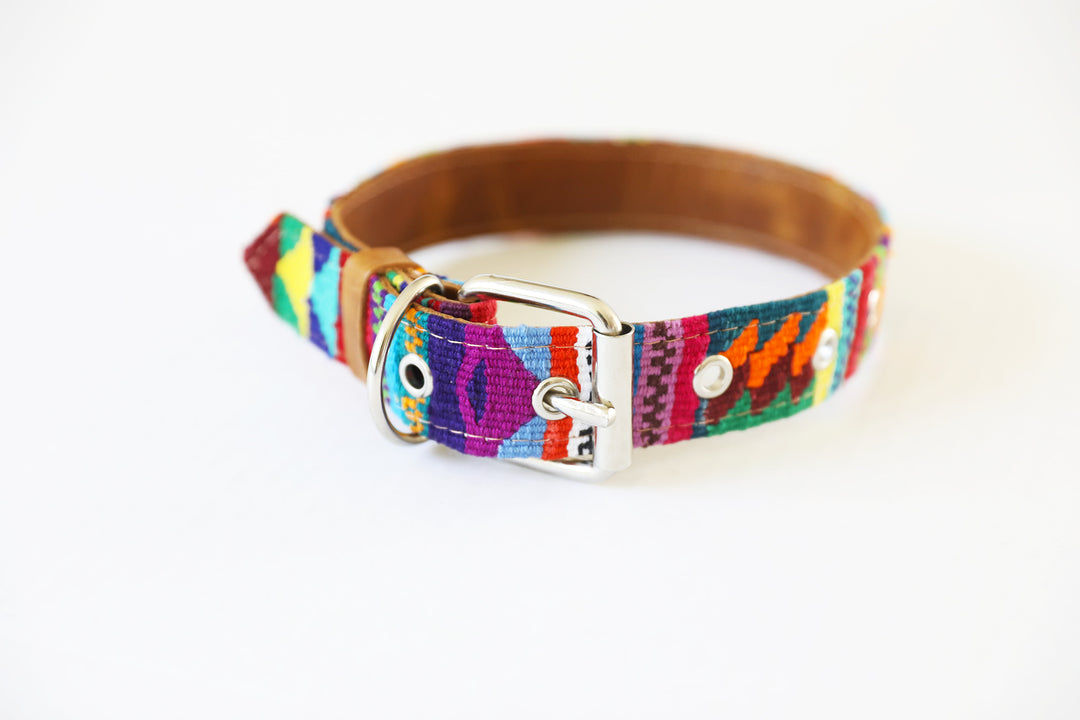 HANDWOVEN GUATEMALAN DOG COLLAR