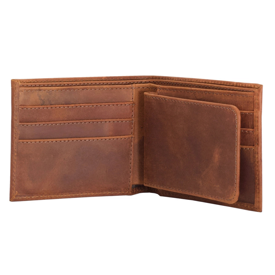 BIFOLD FULL GRAIN LEATHER WALLET