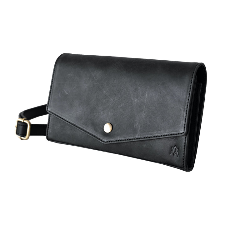 LEATHER BELT-BAG + CROSSBODY