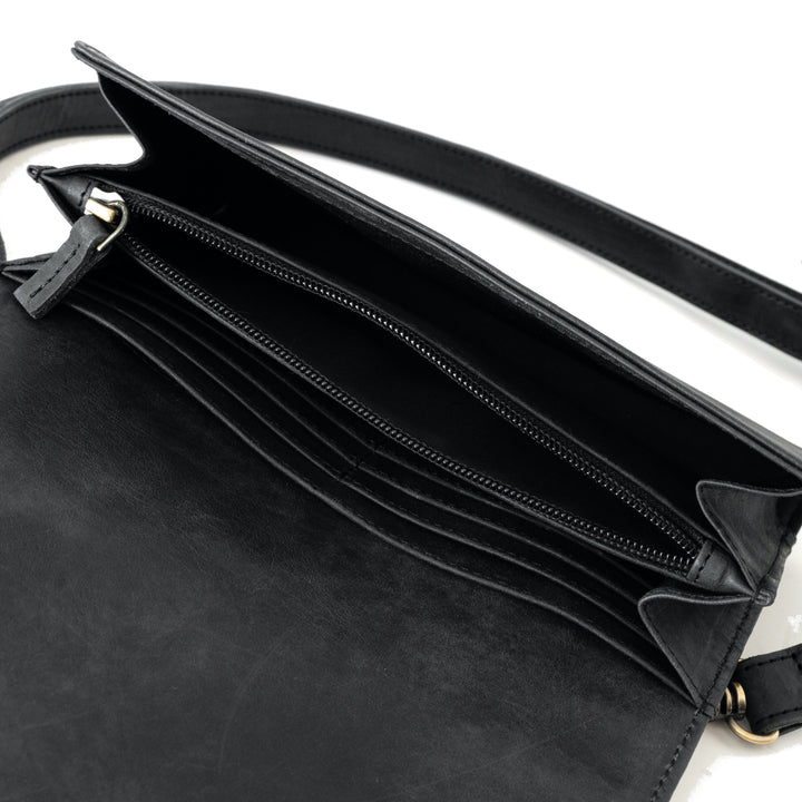 LEATHER BELT-BAG + CROSSBODY