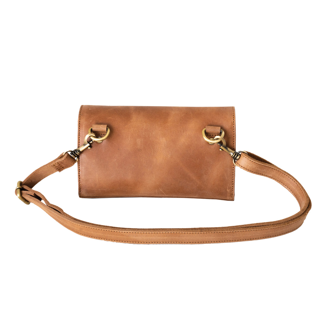 LEATHER BELT-BAG + CROSSBODY